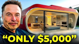 Elon Musk I Am Releasing Teslas CHEAPEST House That Will END The Housing Crisis [upl. by Tierza]