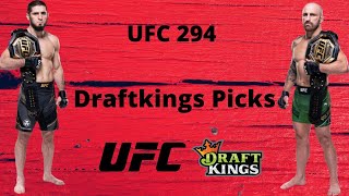 UFC 294 Draftkings Picks [upl. by Ingeberg]