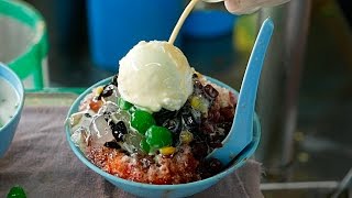 Malaysian Street Food  CENDOL ICE CREAM Penang Malaysia [upl. by Egide]