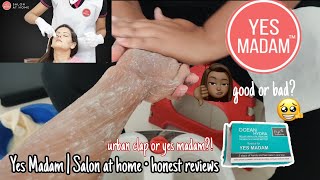 Yes Madam Salon service  Honest Review  what is better urban company or yes madam [upl. by Wylma]