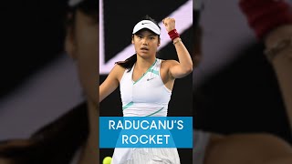 Emma Raducanus ROCKET backhand 🚀 [upl. by Lierbag]