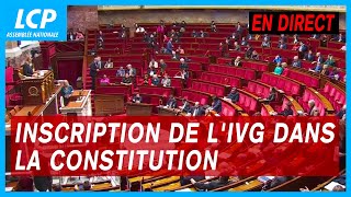 Discours de politique générale de Gabriel Attal suivi du vote de lIVG dans la constitution [upl. by Glaser]