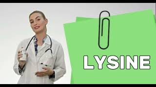 l lysine lysine what is it is used for lysine benefits and properties [upl. by Anirda399]