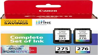 Canon PG275CL276 Multi Pack Compatible to PIXMA TS3520 TS3522 and TR4720 Printers Review [upl. by Lenard]