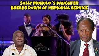 Zcc gospel musician Solly moholos daughter broke down at his fathers memorial service [upl. by Suoivatra]