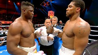 Francis Ngannou Cameroon vs Anthony Joshua England  KNOCKOUT BOXING fight HD 60 fps [upl. by Weinhardt]