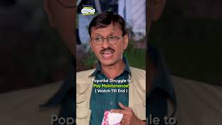 Popatlal struggle to pay maintenancecomedy tmkoc funny relatable shorts funnycomedy [upl. by Culhert]