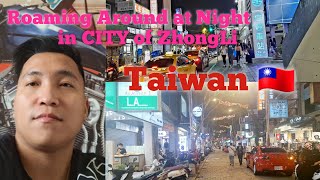 ROAMING AROUND at NIGHT in City of ZhongLi Taiwan  Abbentures [upl. by Kelwin]