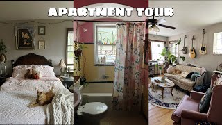 APARTMENT TOUR in depth  thrifted maximalist coquette vintage eclectic [upl. by Pompea255]