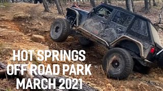 Hot Springs Off Road  March 2021 [upl. by Alidis]