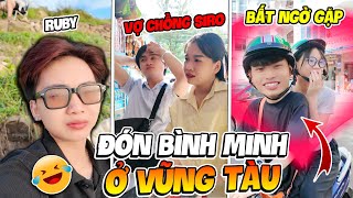 Ruby 1 Ngày Đón Bình Minh Cùng quot VỢ CHỒNG SIRO quot Gặp Ngay LMC Và WHITE TOXIC Dưới Vũng Tàu [upl. by Rawna]