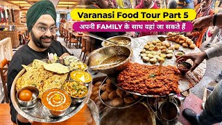 The Most Iconic Street Food in Varanasi  Best Veg Restaurant Varanasi  Varanasi Food Tour Part 5 [upl. by Dranal696]