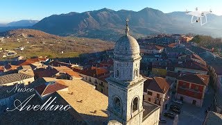 L accogliente cittadina di Nusco  Il balcone dellIrpinia  Riprese aeree con il drone [upl. by Irrabaj]