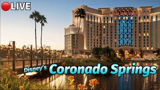 🔴LIVE Disney’s CORONADO SPRINGS  Full Tour  Walt Disney World Live Stream disneyworld coronado [upl. by Katushka146]