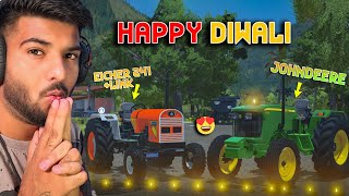 Happy Diwali 🪔 Eicher 241 fs22 link  Happy goldsmith Johndeere 5210 fs22  Davinder Maan [upl. by Ching779]