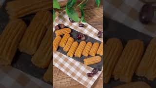 HOW TO MAKE AIR FRYER CHURROS dessert churros sweets crownful [upl. by Aienahs758]