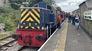 The Wensleydale Railway Industrial Weekend  Diesel Gala  2482024 [upl. by Danice113]