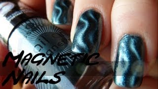 Einfaches Nail Art 5 Magnetische Nagellacke  Wie geht´s richtig [upl. by Anetta]