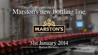 Marstons New Bottling Line Opening Highlights [upl. by Corilla]