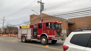 Real Q Gerritsen Beach Volunteer Fire Department Engine 1 responding to a brush fire with real q [upl. by Wistrup]