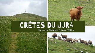 Randonnée du chemin des crêtes du Jura  Suisse [upl. by Alilahk]