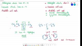 Which of the following compounds would undergo aldol condensation which the Cannizzaro reaction [upl. by Aela]