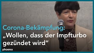 Corona Statements der Gesundheitspolitikerinnen von SPD Grünen und FDP zum Impftempo am 121121 [upl. by Elinore]