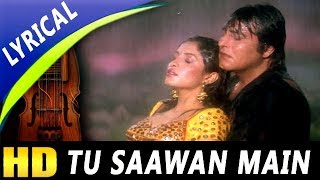 Tu Saawan Main Pyaas Piya With Lyrics  Lata Mangeshkar  Parampara Songs  Vinod Khanna Ramya [upl. by Ariec]