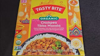 Costco Sale Item Review Tasty Bite Organic Chickpea Tikka Masala Taste Test [upl. by Elleinnad617]