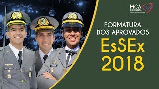 Concurso para Dentista do Exército  Formatura e Juramento Turma de 2018 da EsSEx atual EsFCEx [upl. by Aenert402]