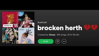 Misspelled Spotify breakup playlists [upl. by Kotto644]