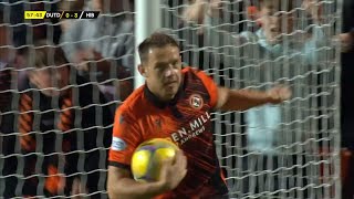 Peter Pawlett gets one back for Dundee United in Premier Sports Cup clash with Hibs [upl. by Lourdes536]