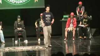 UK 2009 Korea  Poppin Final  DoKyun vs Hojin [upl. by Ailahk725]