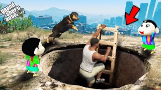 Franklin Found Secret Tunnel Under His House in GTA 5 [upl. by Nerac]