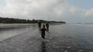 avicenna ghailan adryan hermione nargis adryan lubna dafiya adryan main pasir di Pantai Kute 2 [upl. by Justin]