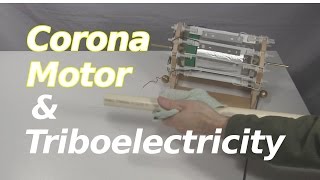 Powering Corona Motor with Triboelectric Effect [upl. by Ostap]