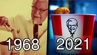 Evolution of KFCs commercial 1968  2021 [upl. by Etty]