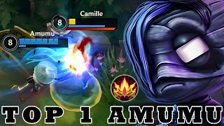 Wild Rift Amumu Gameplay  Top 1 Amumu Gameplay  Rank Master [upl. by Arbmik]