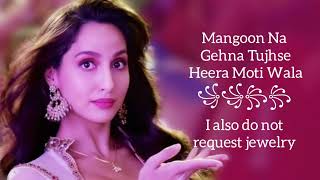 Zalima Coca Cola Pila De Lyrics Translation — Shreya Ghoshal  Nora Fatehi [upl. by Haibot]