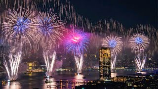 New York City Macys 4th of July Fireworks 2024 on Hudson River 4K HDR  Biggest Fireworks in USA [upl. by Blank]