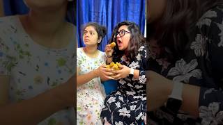 Fried chicken challenge cheydham bigiluuu🔥ishqyouall swv telugu funny comedy shorts youtube [upl. by Ewnihc]