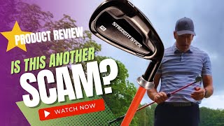 Does The Straight Stick WORK LIVE REVIEW of the Straight Stick Golf Trainer [upl. by Tonnie618]