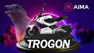 Conoce la nueva moto eléctrica Aima Trogon [upl. by Yhtur851]