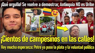 ESTA ES LA MOVILIZACIÓN QUE LE OCULTARON AL PAÍS Qué orgullo la voz y apoyo campesino X la Reforma [upl. by Ailecnarf]