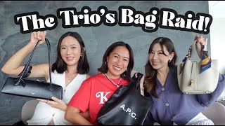 Whats In Our Bags ft The Trio Kryz amp Camille  Laureen Uy [upl. by Ayekehs]