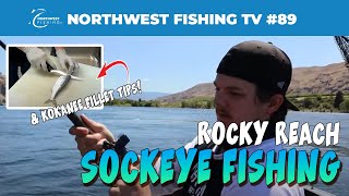 Rocky Reach Sockeye Fishing  Northwest Fishing TV 89 [upl. by Barkley]