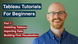 How to Install Tableau and Create First Visualization  Tableau Tutorials for Beginners [upl. by Choong]