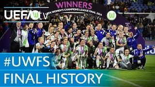 UEFA Womens Football Show  Womens Champions League final history [upl. by Acinnor]