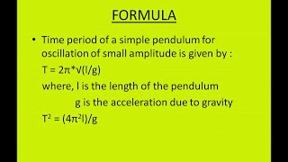 Simple Pendulum [upl. by Hoopen]