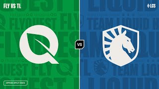 FLY v TL  Week 2 Day 1  LCS Spring Split  FlyQuest v Team Liquid 2024 [upl. by Nanice718]